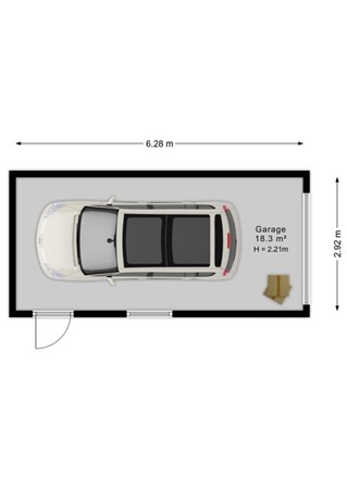Floorplan - Bezaan 27, 3904 PA Veenendaal